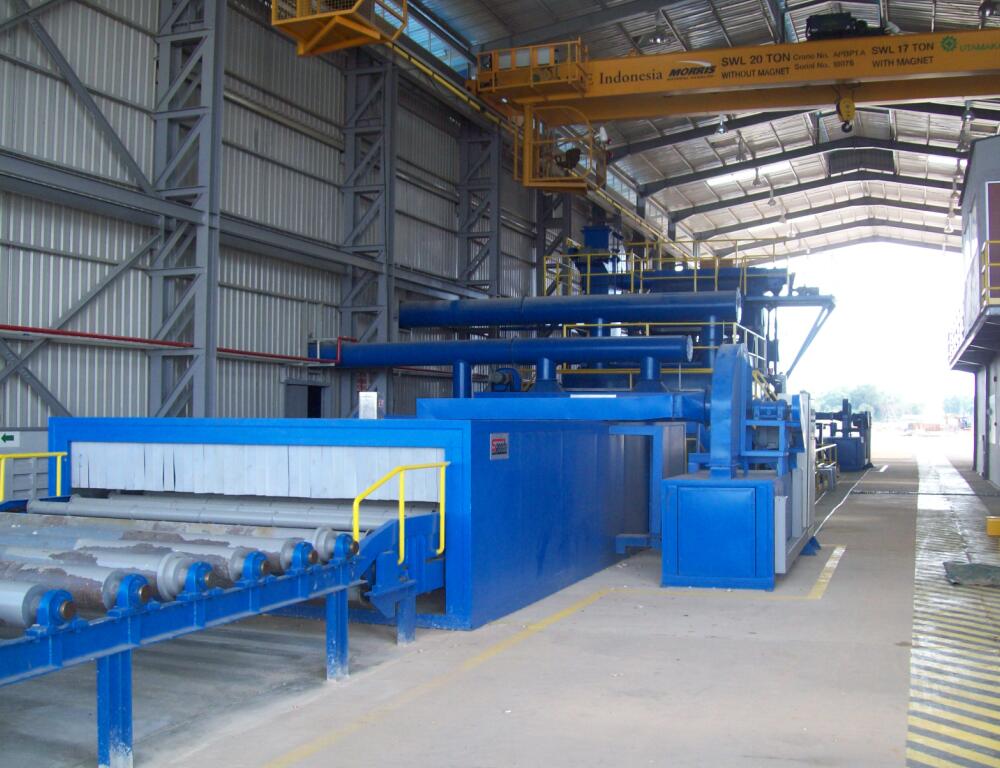 江蘇拋丸機除銹設備 1 廠家:鋼板預處理線的操作要點 1